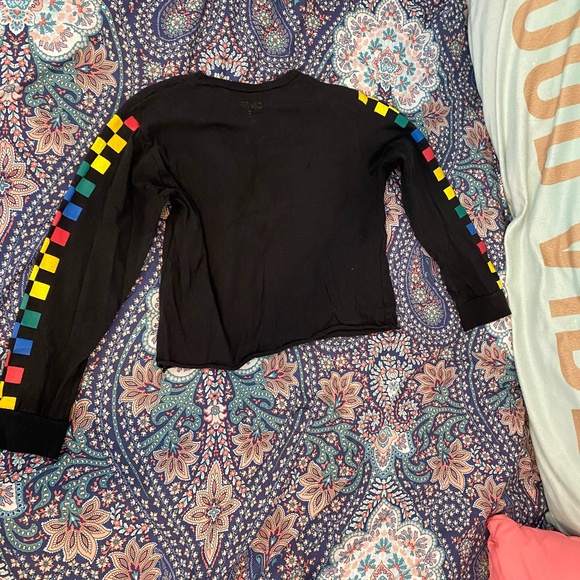 On Fire Checkered Long Sleeve - Picture 3 of 5